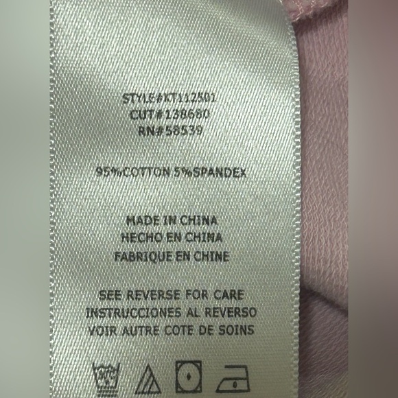 Kut From The Kloth Pink Tie Dye Crewneck Sweatshirt Lounge Casual Size Medium - Picture 6 of 6